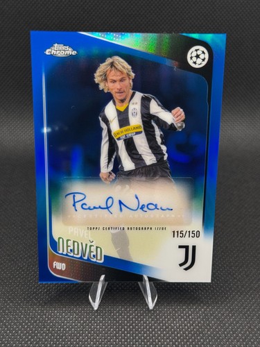 Pavel nedved topps - pavel, chrome