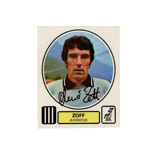 Dino zoff figurina - zoff, autografata